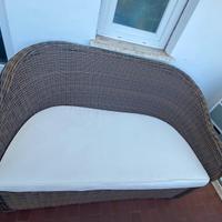 Divanetto in vimini