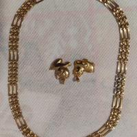 BIGIOTTERIA GATTINO IPPOPOTAMO E COLLANA 