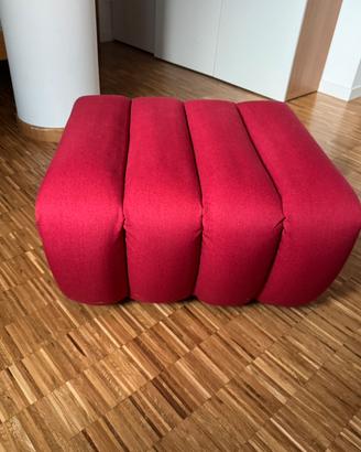 Pouf di design rosso modulare – stile moderno