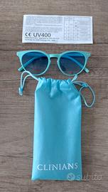 Occhiali da sole Clinians filtri UV 400 azzurri