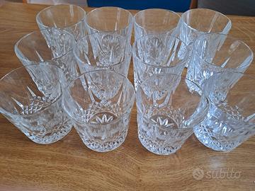 n. 12 bicchieri di cristallo