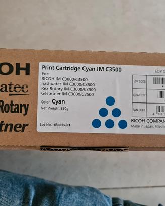 RICOH Tonar original Ciano - Cyan cod 842258