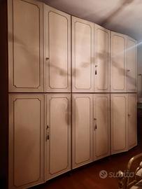 Armadio 4 stagioni laccato bianco