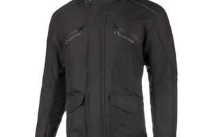 GIACCA MOORE MODELLO F4 NERA CON CAPPUCCIO REMOVIB