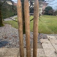 Pali in legno tondi