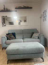 Divano Ricci Casa con pouf contenitore