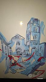 Serigrafia d'autore Del Vecchio Crescenzo