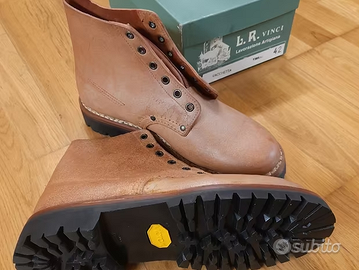 Scarponi in pelle L.R. Vinci Rugiati artigianali