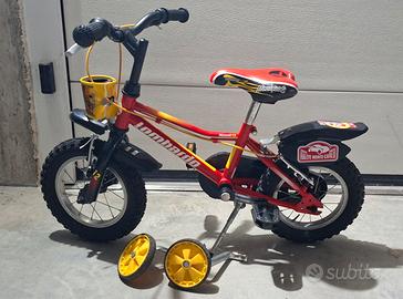 bicicletta bambino ruote 12 pollici con rotelle