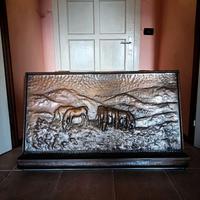 Opera d'Arte Rara: Cappa in Rame sbalzato, firmata