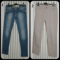 Taglia 42, Stock di 2 Pezzi Pantaloni Jeans Donna