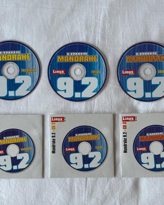 CD installazione Linux Mandrake 9.2 vintage