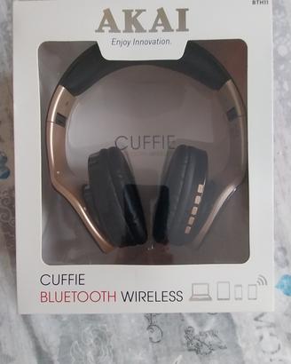Cuffie Wireless Akai Gold