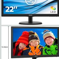 Philips Monitor 223V5LHSB2 Monitor LCD-TFT per PC