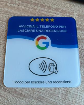 Carta NFC Tap Google recensioni LINGUA italiana