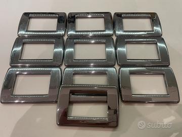 10 Placche vimar idea cromo nero