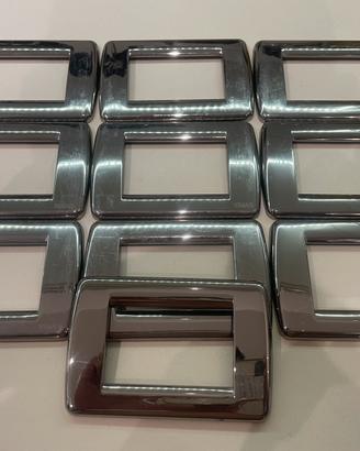 10 Placche vimar idea cromo nero