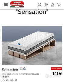 Materassi singoli  in memory “Sensation”