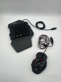Mouse e tastiera da gaming