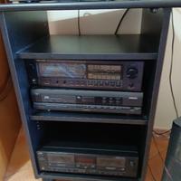 stereo  con casse+ lettore DVD