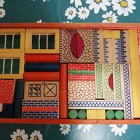 VINTAGE SCATOLA COSTRUZIONE IN LEGNO