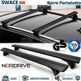 Barre da Tetto per Suzuki Swace in Alluminio Nero