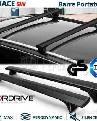 Barre da Tetto per Suzuki Swace in Alluminio Nero