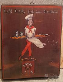 Quadretti legno tema cucina