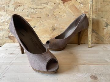 Scarpe tacco beige- neutro