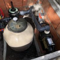 Pompa a Sabbia Piscina Motore completo