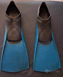 Pinne decathlon nabaiji n. 40/41 azzurro-nero