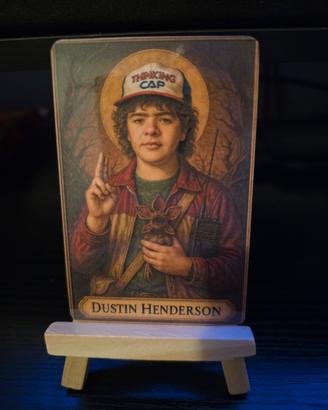 Santino artistico Stranger Things Dustin Handerson