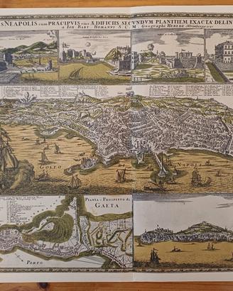 Stampa prospettica di Napoli