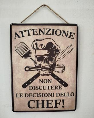 Stampa su legno, Attenti allo chef