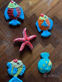 Pesci in ceramica