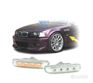 FRECCIE LATERALI A LED BIANCHI BMW E46 BERLINA 98-