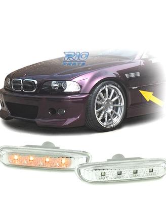 FRECCIE LATERALI A LED BIANCHI BMW E46 BERLINA 98-