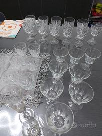 Bicchieri antichi stock