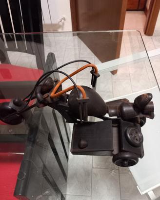 motociclo in legno 