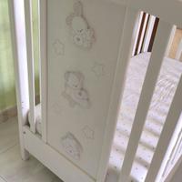Lettino con sponde