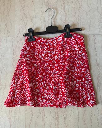 Gonna pantaloncino fiorati