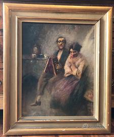 Dipinto olio su compensato G.Maldarelli