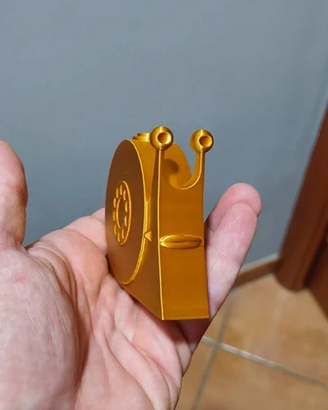 Golden trasponder snail
