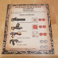 Pugni Imperiali Scheda Armi Star Quest MB 1990