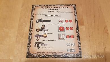 Pugni Imperiali Scheda Armi Star Quest MB 1990