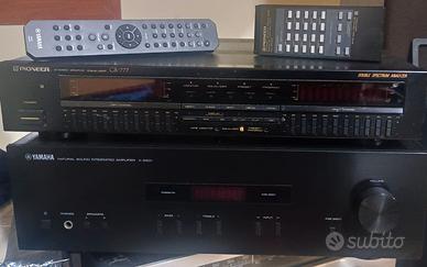 Amplificatore Yamaha a s201 + Equal. Pioneer Gr777