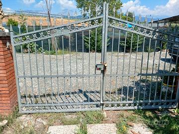 cancello carraio ferro zincato due ant3 battente