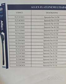Spazzole tergicristalli allex flatline