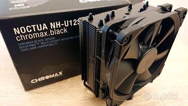 Dissipatore Noctua NH-U12S Chromax Black NUOVO