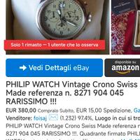 orologio Philip Watch quarzo uomo con scatola 